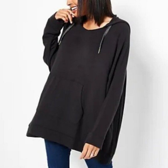 Koolaburra Tops - Koolaburra by UGG Brushed Back French Terry Poncho  12175